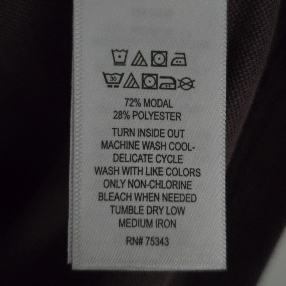 Tahari T-shirt Purple Dress w/ V-neck - Size S - Picture 5 of 6